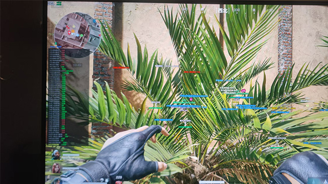 人物透视功能展示